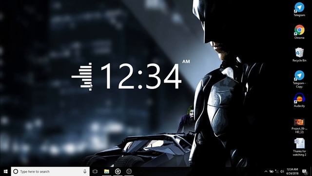 How to - Customize Your Desktop//
BATMAN DARK theme //
Windows 7,8,10 смотреть онлайн