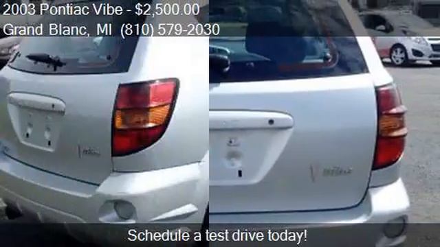 2003 Pontiac Vibe Base Fwd 4dr Wagon for sale in Grand Blanc смотреть онлайн
