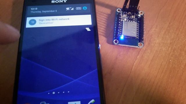 ESP8266 DeviceHive Zero Wireless Configuring.