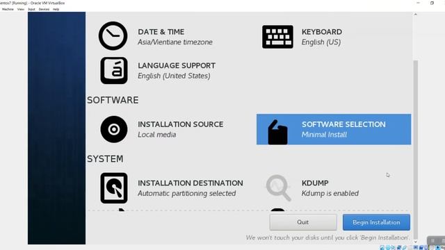 install Centos 7 on Virtual Box ( Lao Language ) смотреть онлайн