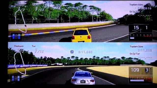 Gran turismo 5 Toyota GT 86 VS volkswagen Lupo смотреть онлайн