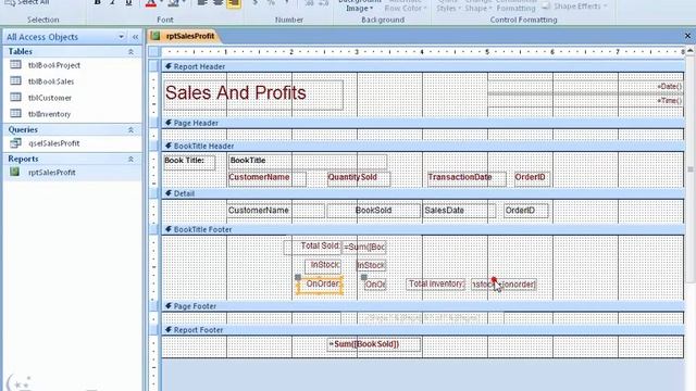 Microsoft Access 2010 Reports: Adding Summary Field смотреть онлайн
