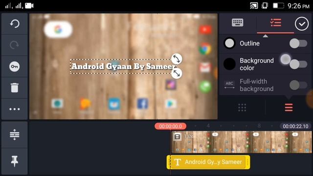 How To Add Scrolling Or Moving Text In Kinemaster From Android [Updated]