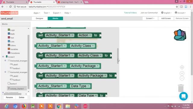 send email from thunkable app inventor || email sending app смотреть онлайн
