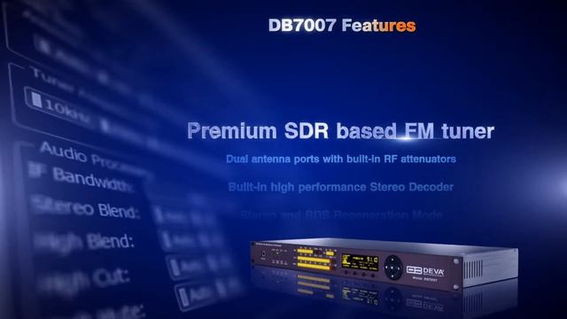 DB7007 - Advanced FM Radio Re-Broadcast Receiver with IP Audio & MP3 Backup Players смотреть онлайн