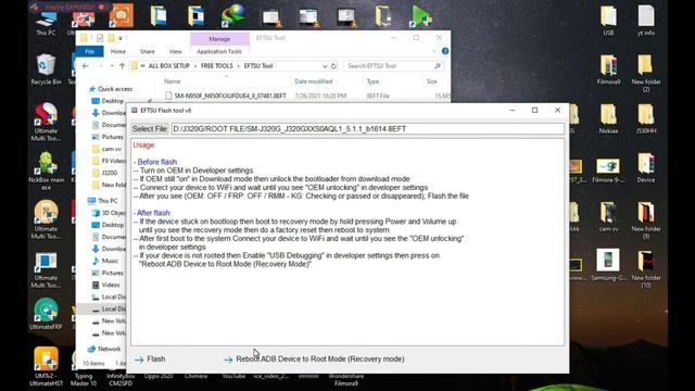 Samsung J3 SM-J320G 5.1.1 ONE CLICK ROOT DONE || EFTSU TOOL 2021