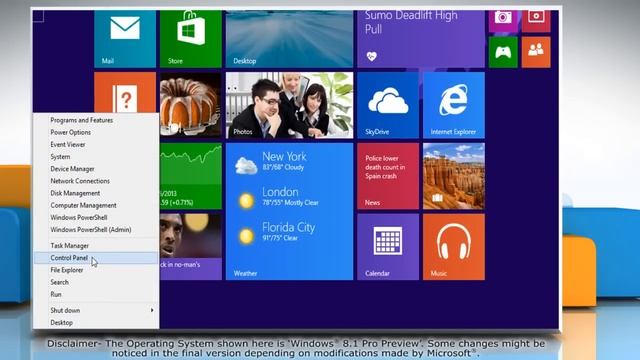 How to disable User Account Control in Windows® 8.1 Pro Preview смотреть онлайн