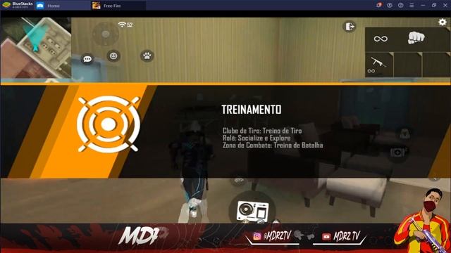 FREE FIRE 90 FPS NO SUAVE BLUESTACKS EMULADOR E MOBILE смотреть онлайн