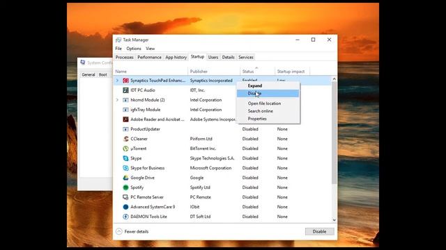 How to disable startup apps in windows 10 смотреть онлайн