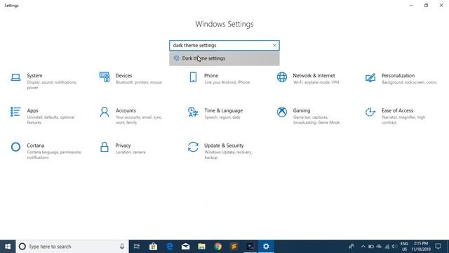 Enable Dark Mode in Windows 10|October Update. смотреть онлайн