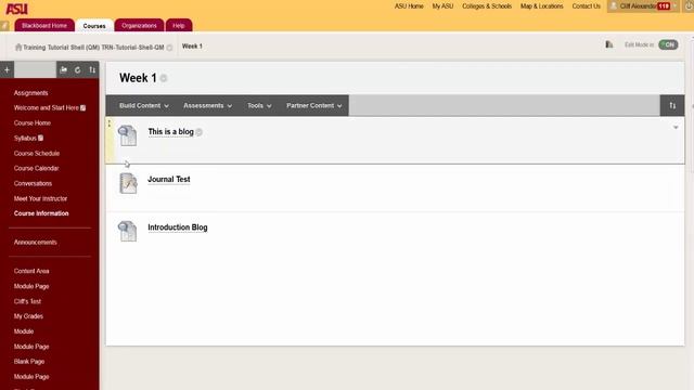 ASU Blackboard Deploy Blogs or Journals смотреть онлайн