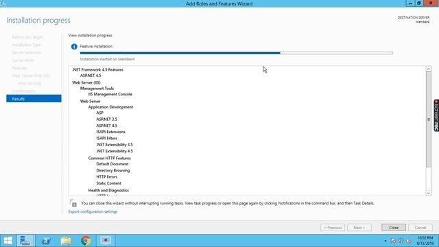 Installation of IIS (Application Server) on Windows Server смотреть онлайн
