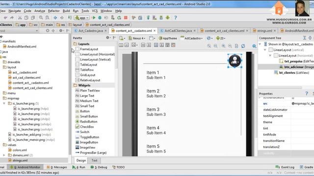 Criando Aplicativos com Android Studio - Aula 11 - Criando String para os Labels смотреть онлайн