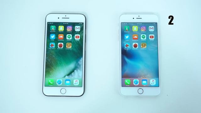 iPhone 7 Plus vs iPhone 6S Plus - Speed Test смотреть онлайн