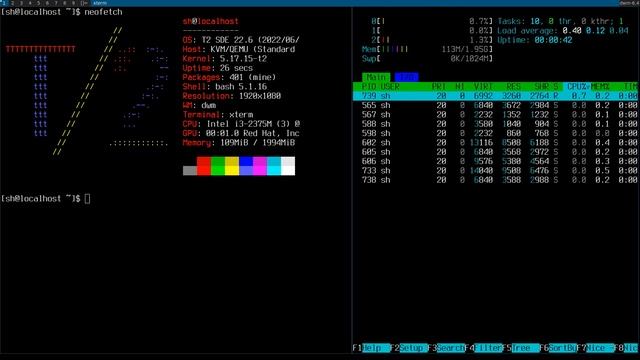 Demo of T2 SDE Linux with DWM #t2sde #suckless #dwm смотреть онлайн