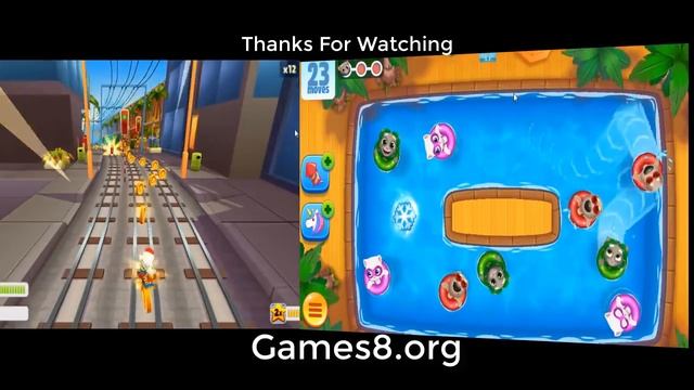 SUBWAY SURFERS GAMEPLAY HD VS TALKING TOM POOL NEW UPDATE - Free Game ANDROID iPhone/iPad/iPod смотреть онлайн