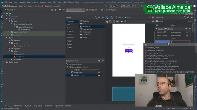 Android Studio | Você só precisa criar um novo arquivo Strings.xml para ter aplicativo milti-idioma смотреть онлайн