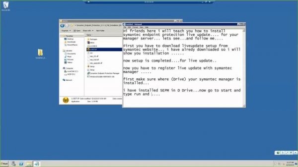 Symantec Endpoint Protection Manager SEPM Uninstall and Install Live Update