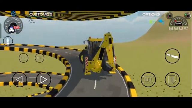 ✅JCB 3DX Backhoe Loader With Passenger New Mod Bus Simulator Indonesia Android Gameplay смотреть онлайн