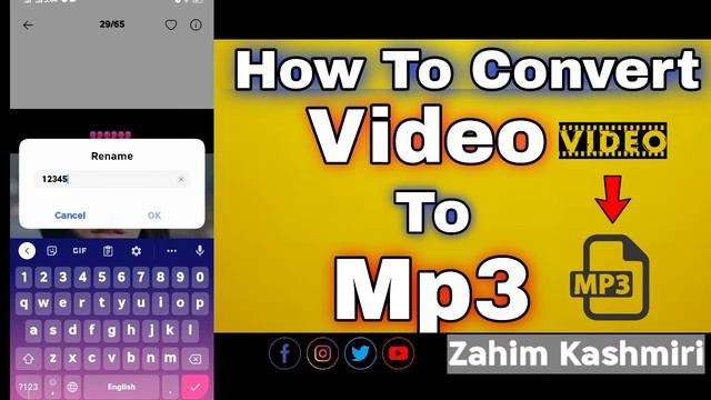 How To Convert Video To MP3 || Video To MP3 Converter смотреть онлайн