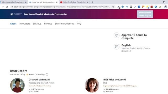 Learn To Code From Scratch And Get Shareable Coursera Certificate At $0, Until 31st Of July 2020