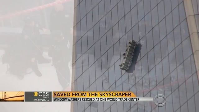 Window washers rescued at 1 World Trade Center смотреть онлайн