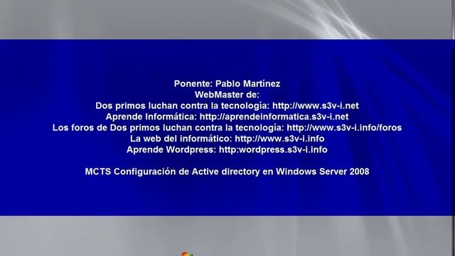 Windows Server 2008 - Instalación de Active Directory смотреть онлайн