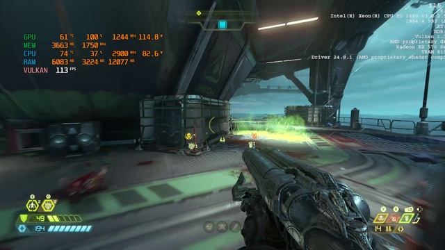 DOOMEternal.Xeon 2680v.3+RX 570.