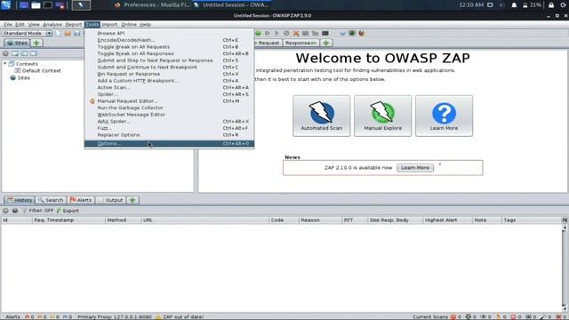 How to download and configure OWASP ZAP with FIREFOX BROWSER and spider a website || MIGHTY смотреть онлайн