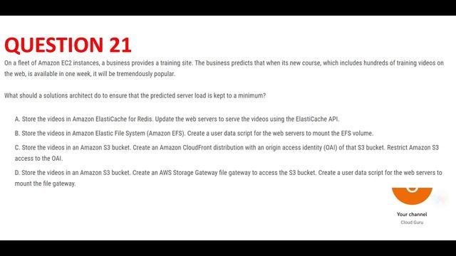 Revision Video 40 questions in 9 minutes - AWS Solution Architect Associate Real Questions смотреть онлайн