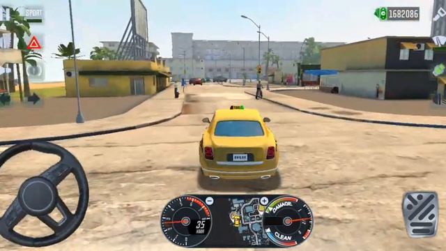 Bentley Mulsanne | Taxi Sim 2020 Miami City Wheel Drive Android Games Driving Car #trending #car смотреть онлайн