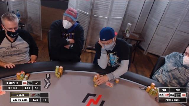 Poker Time: Hitting a Set on Both Boards! Big Pot! смотреть онлайн