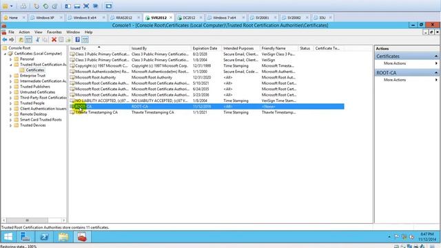 Cấu hình Certificate trên Windows server 2012 R2 смотреть онлайн