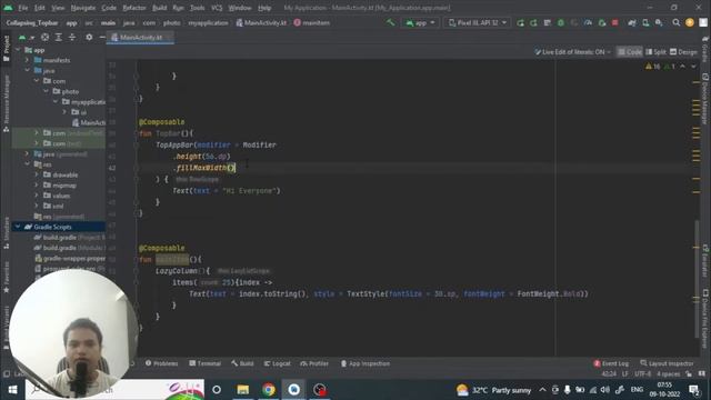 Jetpack Compose tutorial #5 - Collapsing TopBar In Jetpack compose смотреть онлайн
