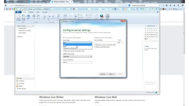 Configure Office 365 Email on Windows Live Desktop Client смотреть онлайн