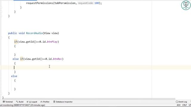 68 - Création d'un enregistreur audio simple (Android Studio) - شرح смотреть онлайн