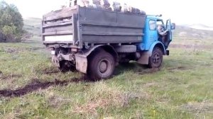 Маз 5549 с дровишками