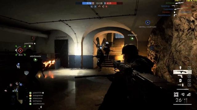 BF1 Fort de Vaux score overturn and win смотреть онлайн