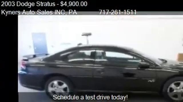 2003 Dodge Stratus R/T for sale in Chambersburg, PA 17202 at смотреть онлайн