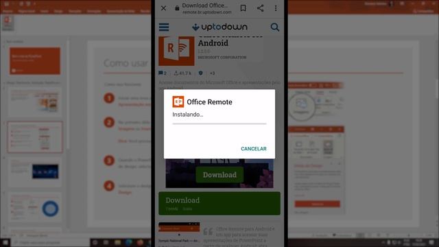 COMO PASSAR O SLIDE COM O CELULAR (PowerPoint) смотреть онлайн
