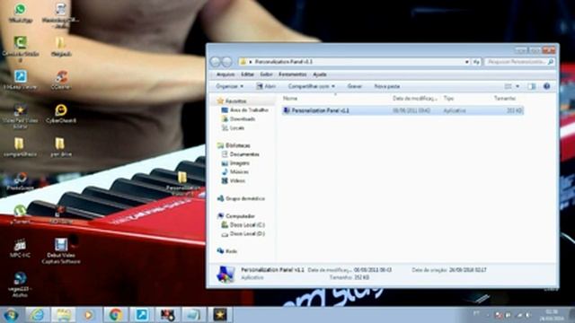 Instalando tema AERO "transparente" no windows 7 смотреть онлайн