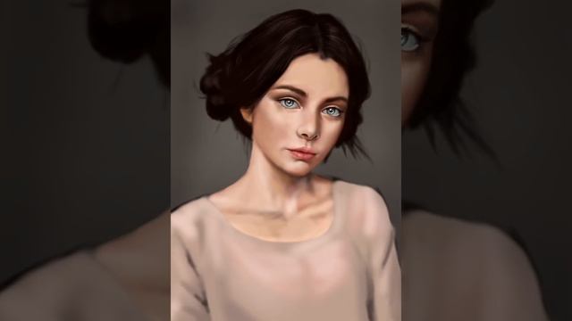 Procreate and Apple pencil painting…the lady смотреть онлайн