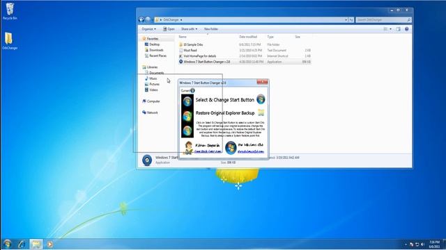 Howto: Change The Windows 7 Start Orb смотреть онлайн