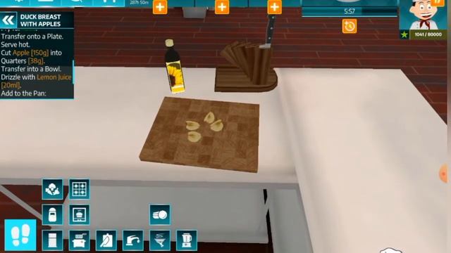 Cooking Simulator Mobile - Gameplay Duck Breast With Apples - Tutorial (iOS, Android) смотреть онлайн
