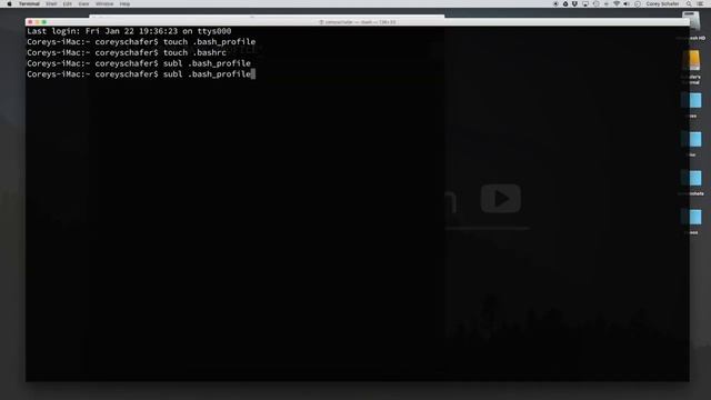 Learning CLI Part 5 - Understanding .bash_profile and .bashrc files смотреть онлайн