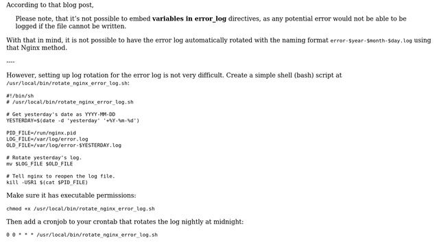 DevOps & SysAdmins: Log rotation on NginX in Configuration file (4 Solutions!!) смотреть онлайн