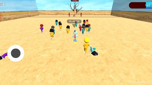 Squid game android gameplay | The Squid battle game 3D смотреть онлайн