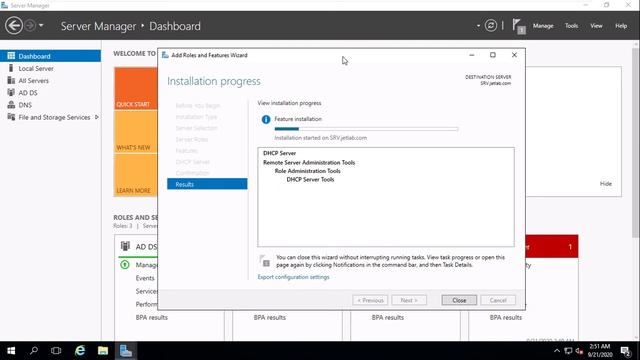 2 Installing DHCP Role in Server 2016 смотреть онлайн