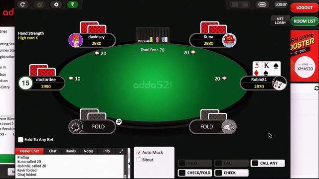 Win The Button : New format Poker Tournaments on Adda52 смотреть онлайн