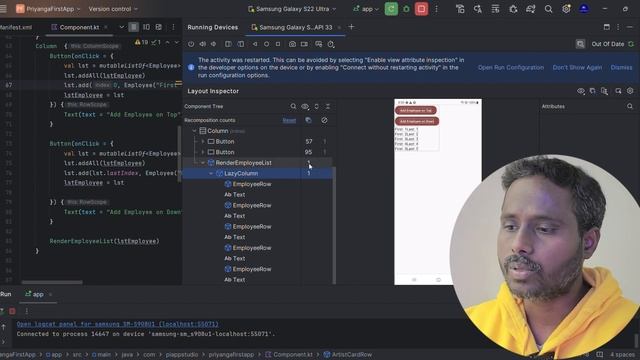 How Lazy Layout Key Improves Jetpack Compose Performance? Demo Code Of Lazy Column| Android | Kotli